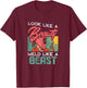 Welder Outfit for a Female Welding welder funny T-Shirt - T-Shirt | Maroon