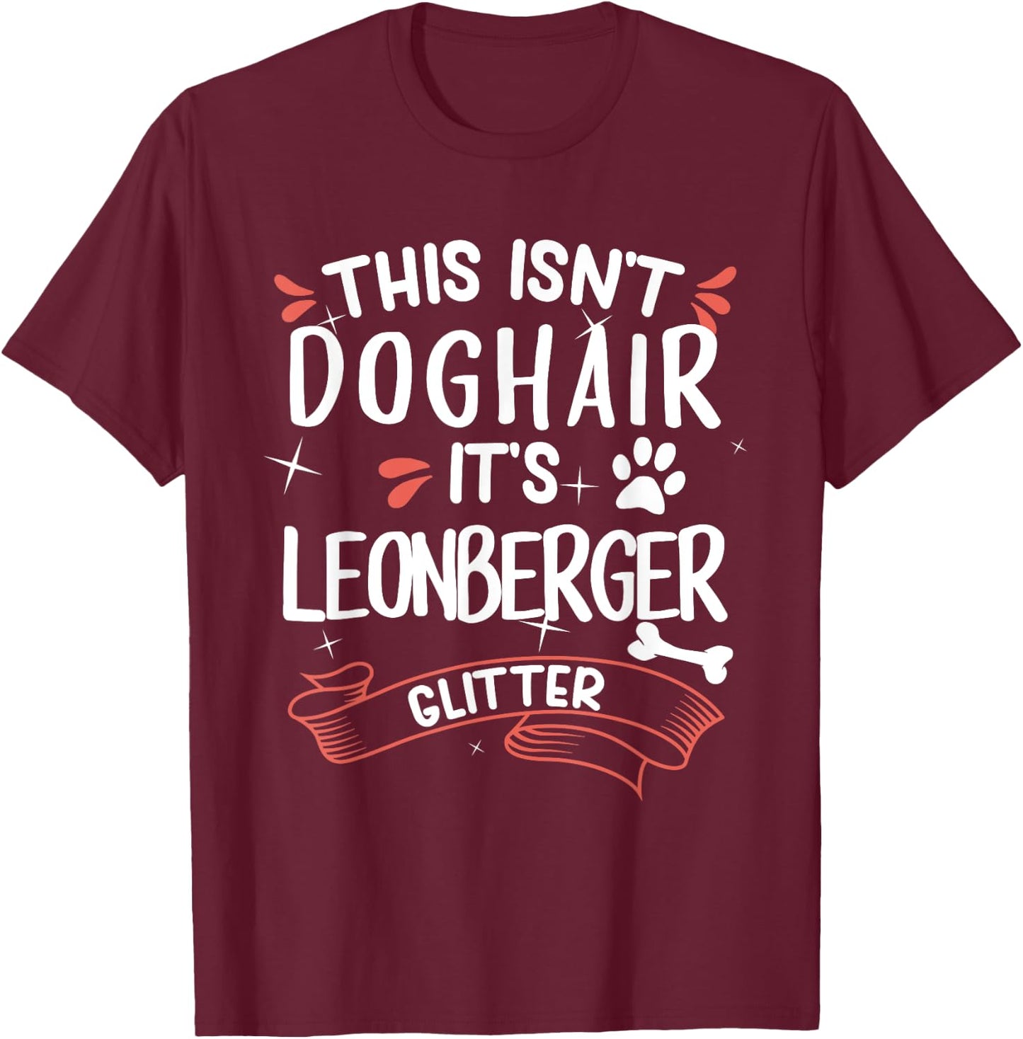 Leonberger Shirt Men Women Dog Mom Dog Lover T-Shirt - T-Shirt | Maroon