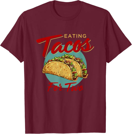 Eating Tacos For Two Pregnancy Announcement Baby Funny Mom