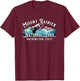 Vintage Mount Rainier National Park Washington Souvenir T-Shirt - T-Shirt | Maroon