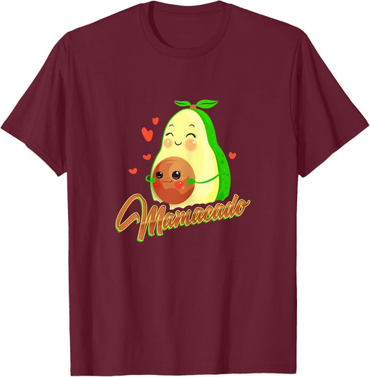 Mother Avocado Gift Baby Birth Party Cinco De Mayo T-Shirt - T-Shirt | Maroon