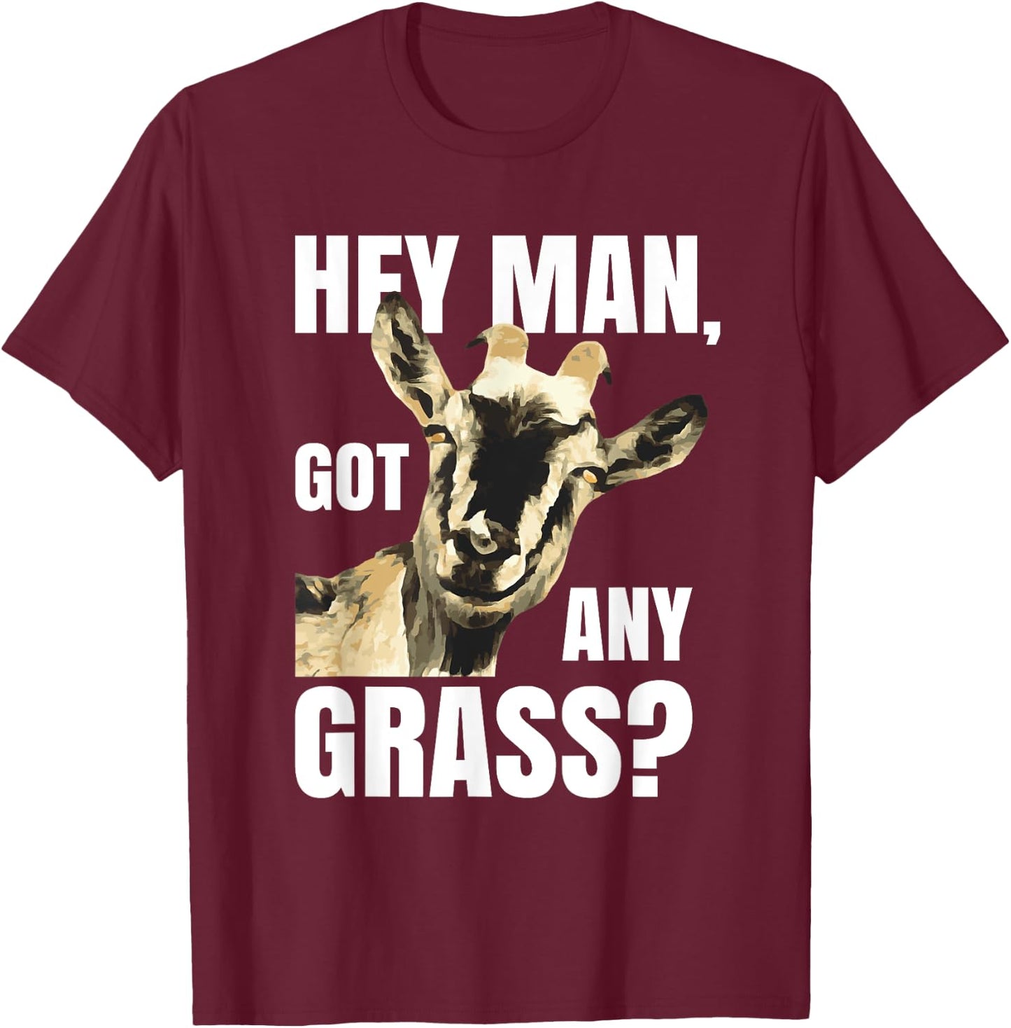 Farm Animal Pun Goat Shirts | Pets Meme Funny Goat T-Shirt - T-Shirt | Maroon