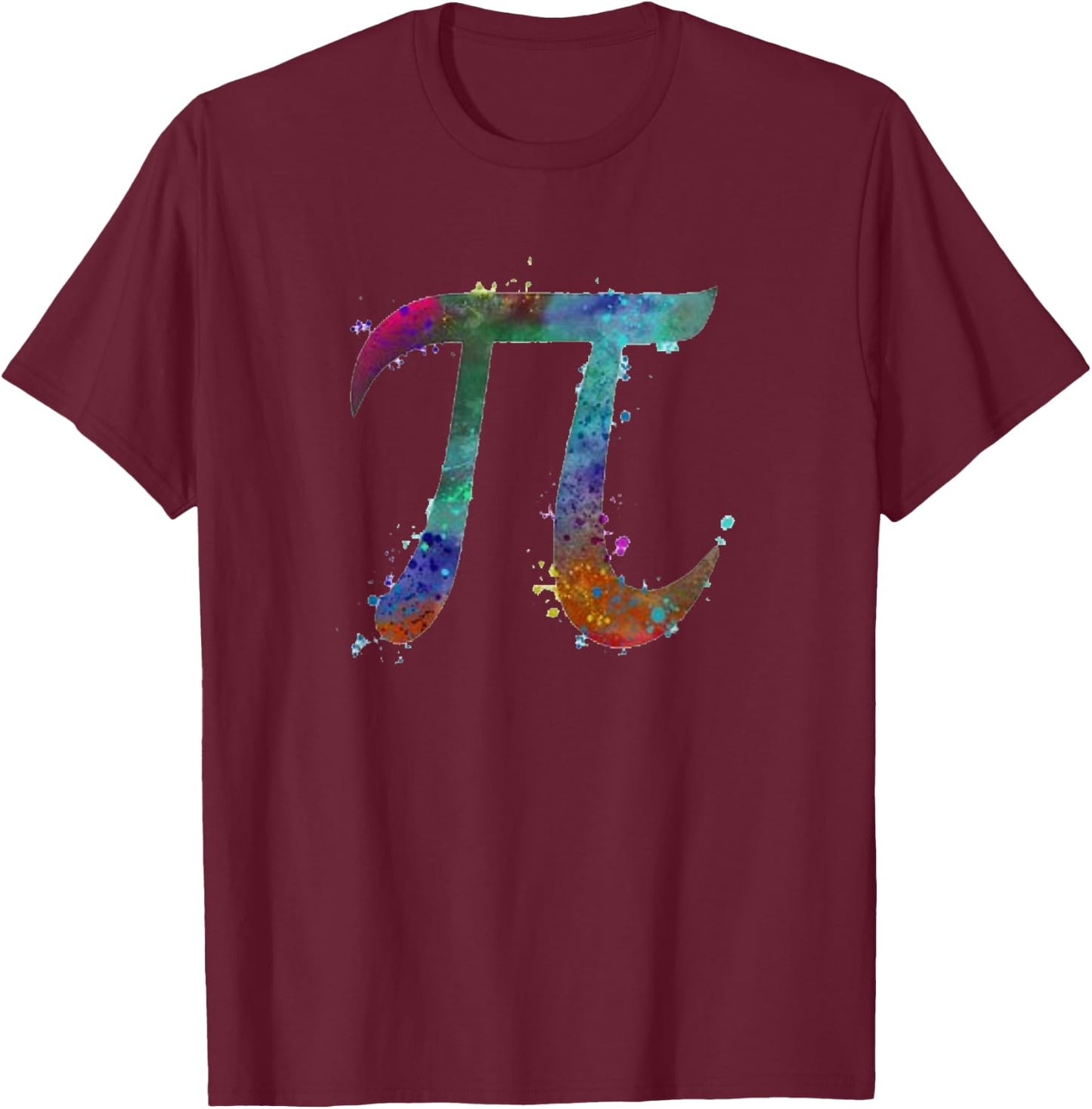 Pi 3.14 Pi Number Symbol Math Science Math Teacher Women Kids T-Shirt - T-Shirt | Maroon