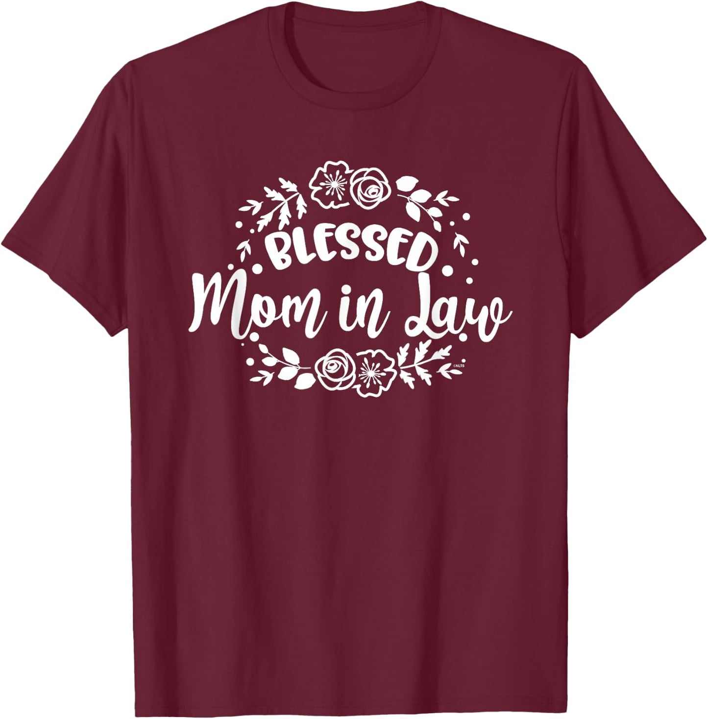 Blessed Mom-in-Law for Mother's Day T-Shirt - T-Shirt | Maroon