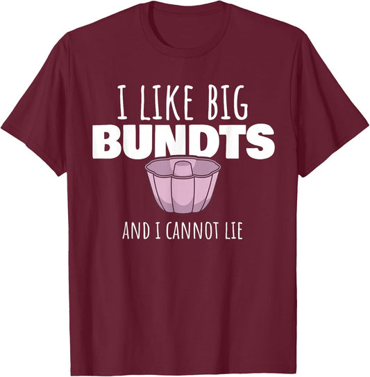 Funny Confectioner Baker Pâtissier Baking I Bundt Cake Mould T-Shirt - T-Shirt | Maroon