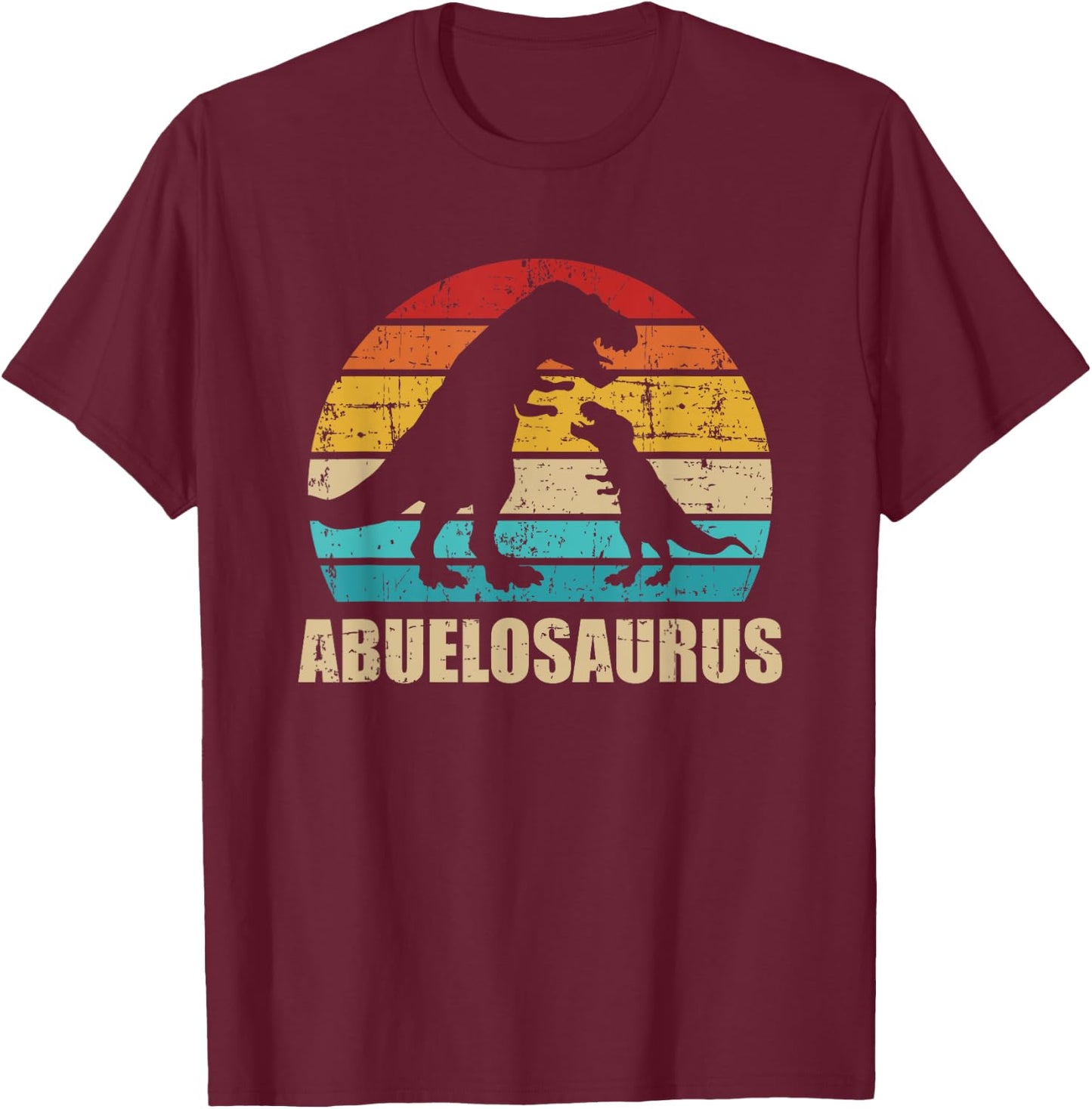 Abuelosaurus vintage retro para abuelo T-Shirt - T-Shirt | Maroon
