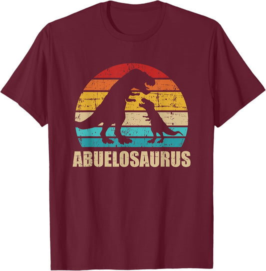 Abuelosaurus vintage retro para abuelo T-Shirt - T-Shirt | Maroon