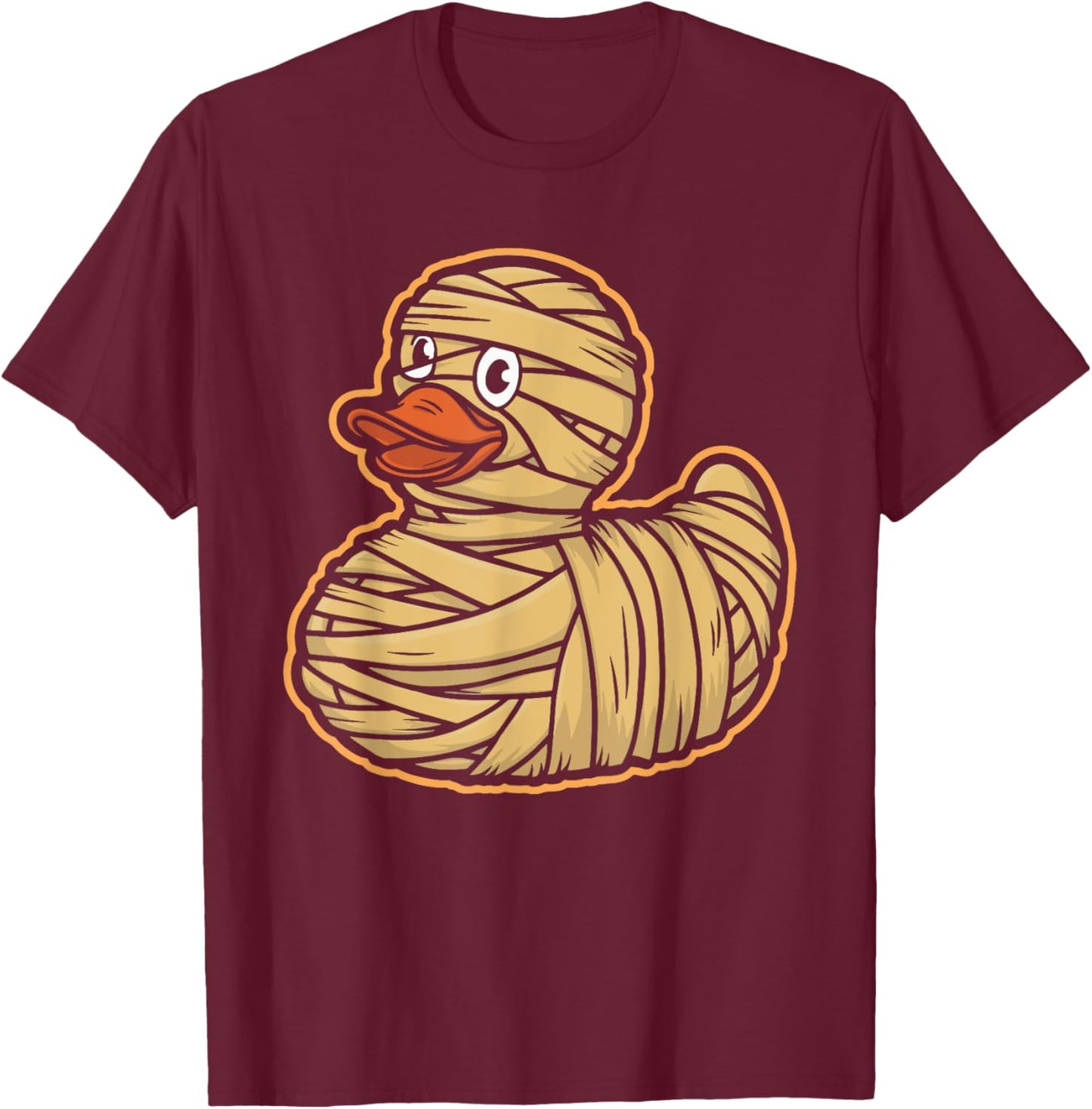 Rubber Duck Mummy Costume Party Rubber Duckie T-Shirt - T-Shirt | Maroon