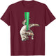 Aerial Cat Yoga Gymnastics Acrobatic T-Shirt - T-Shirt | Maroon