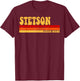 STETSON Name Personalized Idea Men Retro Vintage STETSON T-Shirt - T-Shirt | Maroon