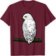 Snow Owl Gift T-Shirt - T-Shirt | Maroon