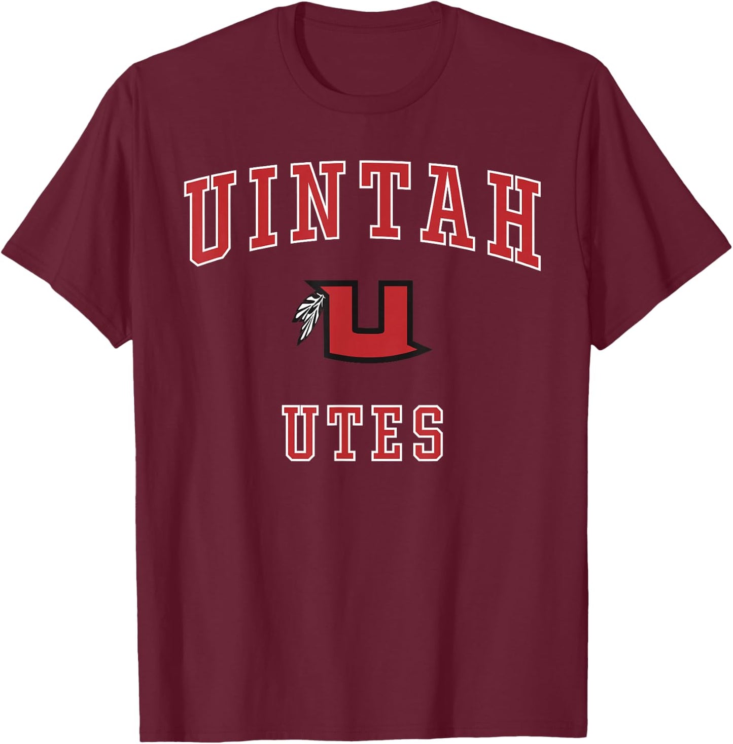 Uintah High School Utes T-Shirt - T-Shirt | Maroon