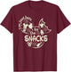 I'm Here For The Snacks, Snacks Goals T-Shirt - T-Shirt | Maroon