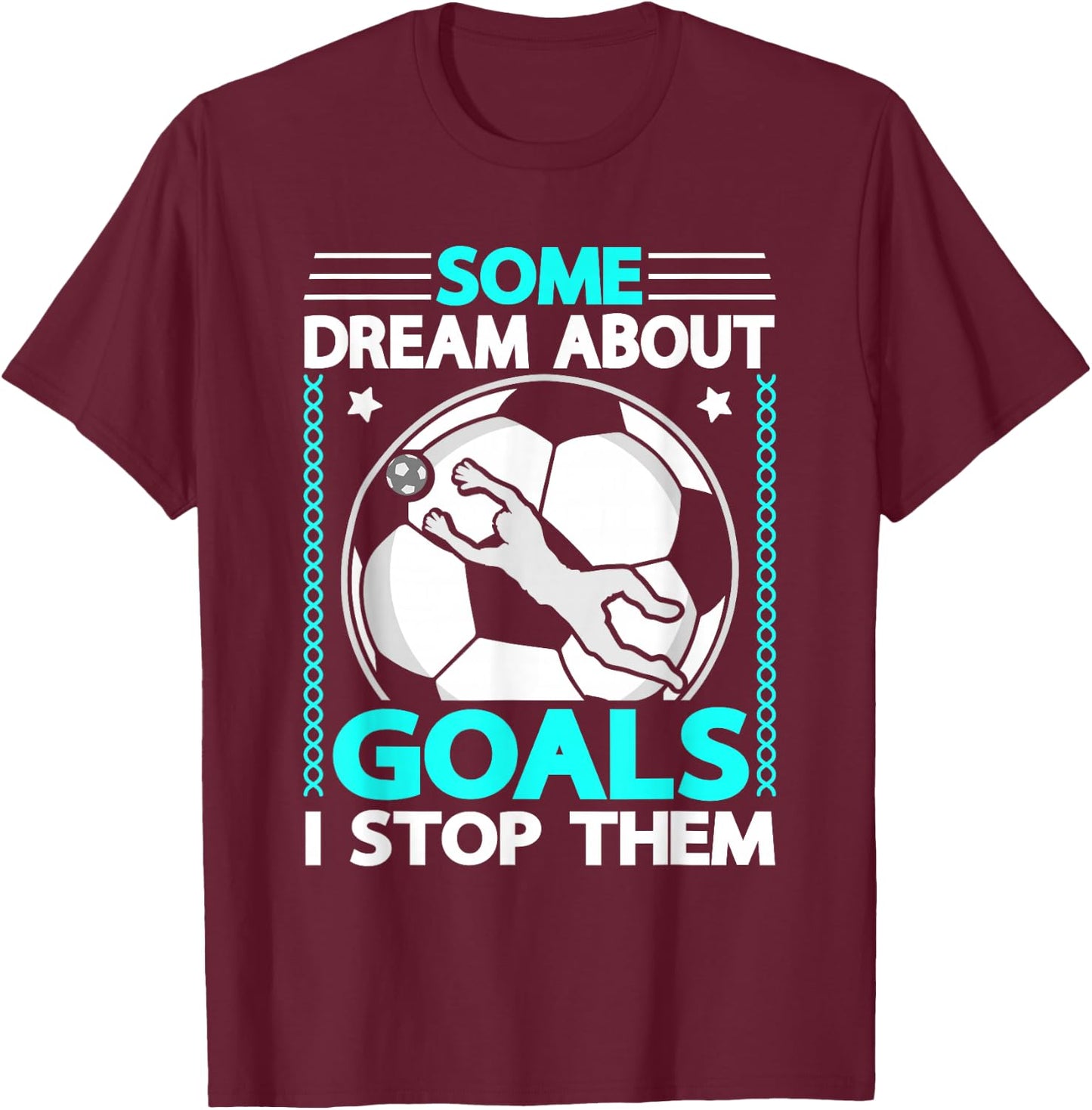 Kids Goalkeeper Soccer Goalie T-Shirt - T-Shirt | Maroon