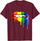 LGTBY lips T-Shirt - T-Shirt | Maroon
