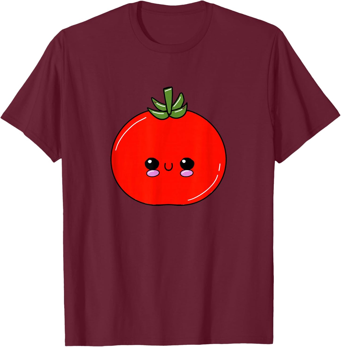 Cute Loves Tomatoes Fruit Gardening Adult Kids Toddler 5T 4T T-Shirt - T-Shirt | Maroon