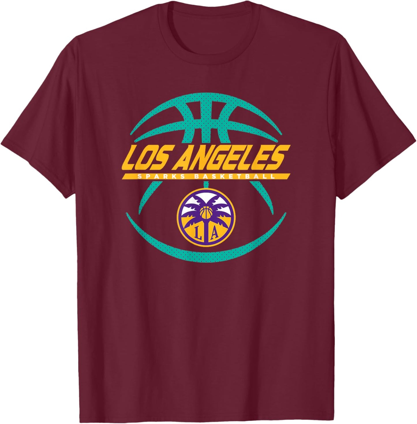 WNBA Los Angeles Sparks The Rock T-Shirt - T-Shirt | Maroon