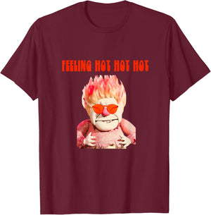 Hot Weather Miser Humorous Heat Funny T-Shirt - T-Shirt | Maroon