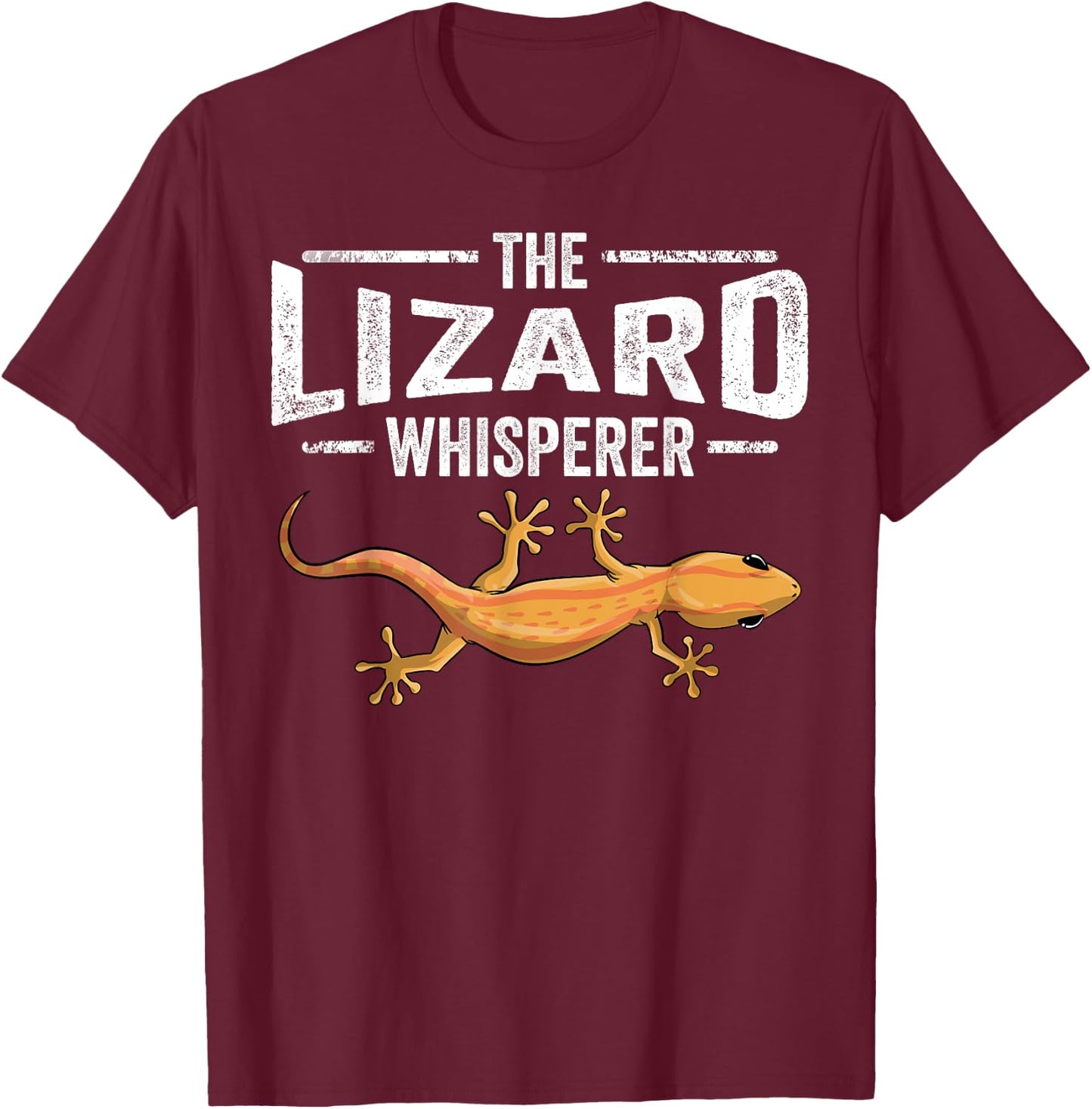 Cool Lizard Whisperer Gift Boys Girls Kids Reptile Lover T-Shirt - T-Shirt | Maroon