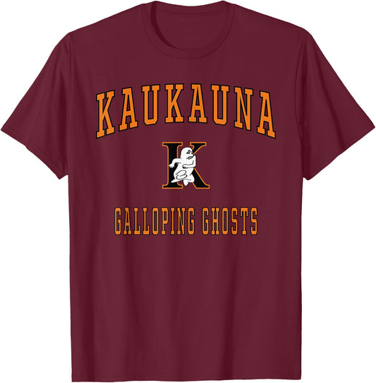 Kaukauna High School Galloping Ghosts T-Shirt - T-Shirt | Maroon