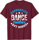 Supportive But Bored Dance Brother Of A Dancer Bro T-Shirt - T-Shirt | Maroon