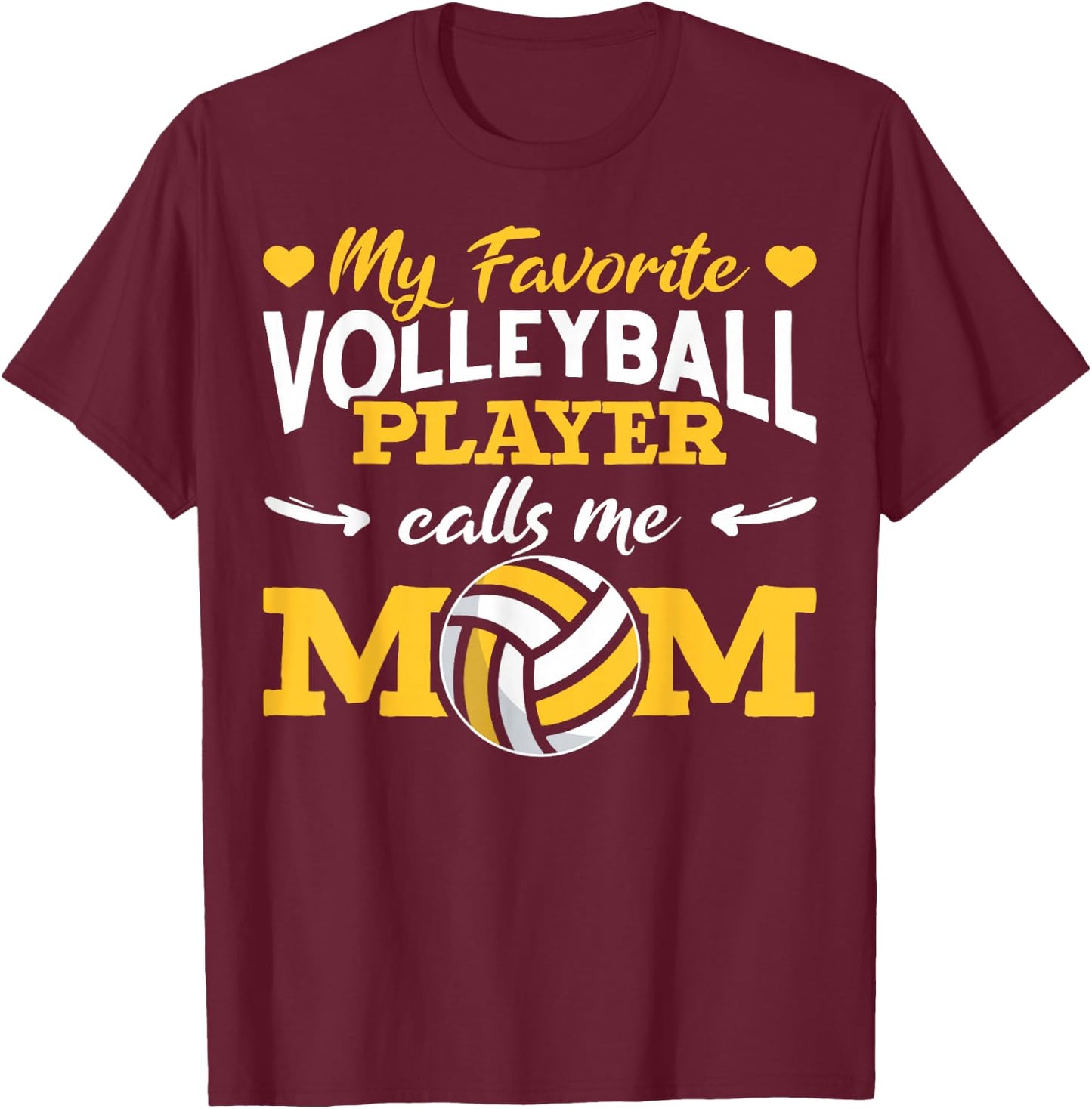 Volleyball Moms Volleyball Mom Life T-Shirt - T-Shirt | Maroon