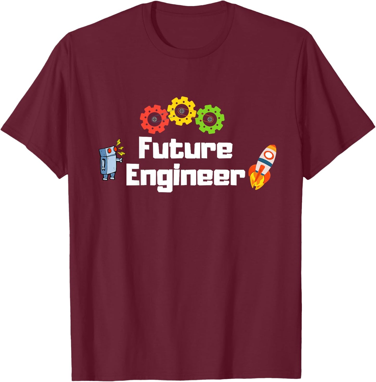 Future Engineer – STEM Gift Kids & Toddlers T-Shirt - T-Shirt | Maroon