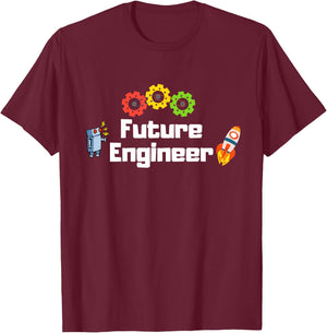 Future Engineer – STEM Gift Kids & Toddlers T-Shirt - T-Shirt | Maroon