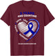 5 Years Cancer Free Colon Cancer Survivor Gifts Women Men T-Shirt - T-Shirt | Maroon