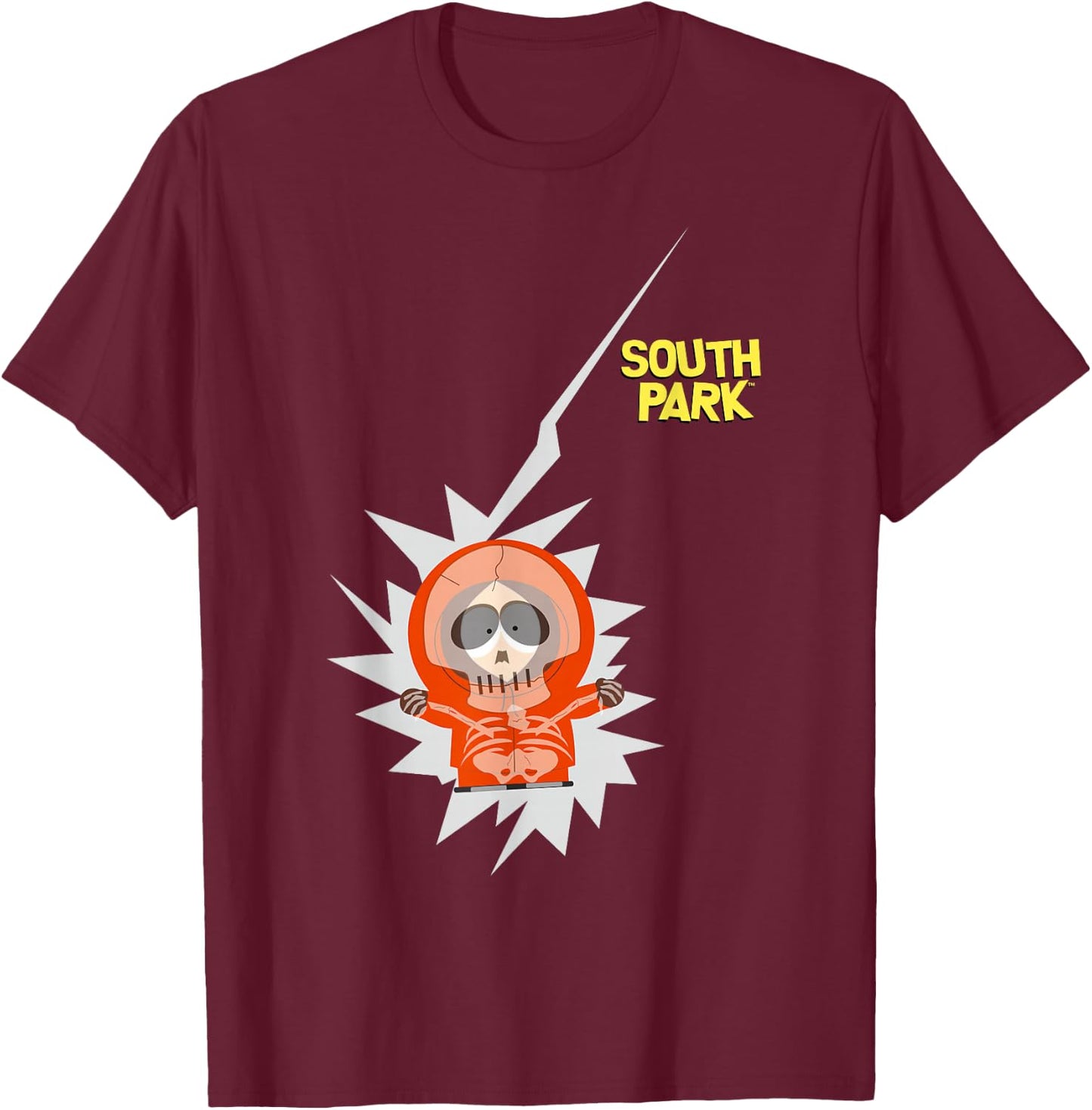 South Park Lightening Kenny T-Shirt - T-Shirt | Maroon