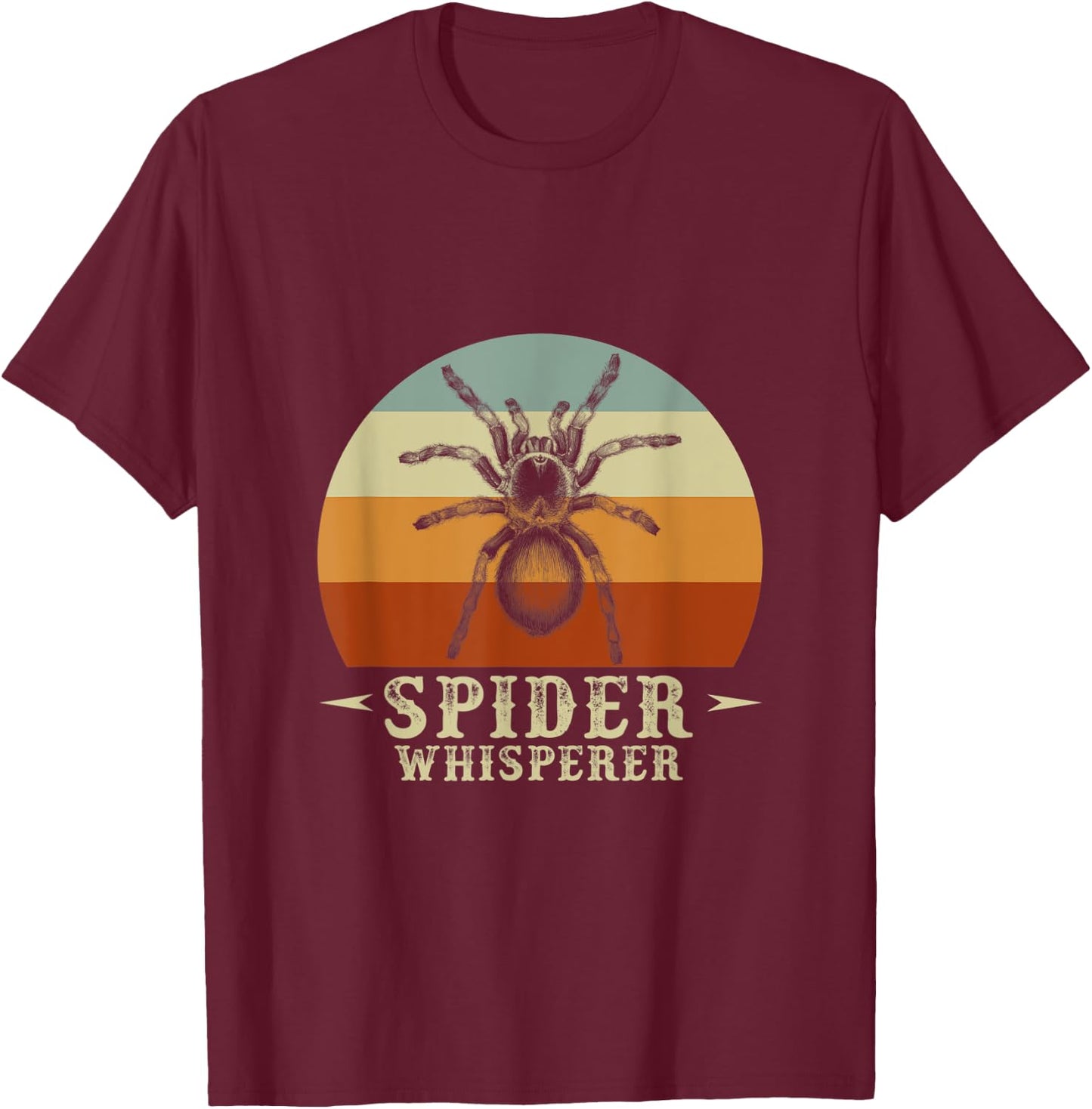 Spider Whisperer Spider T-Shirt - T-Shirt | Maroon
