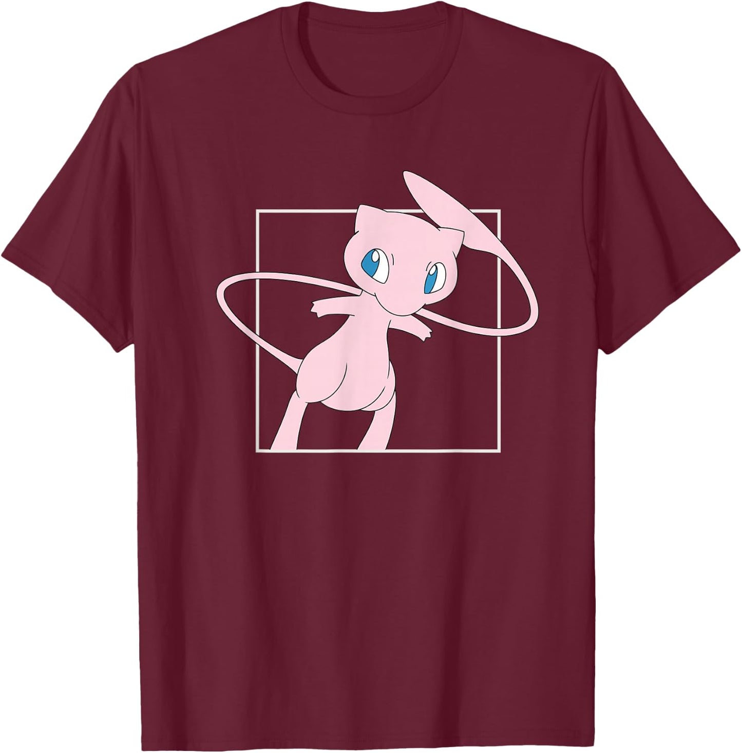 Pokemon Mew Katana T-Shirt - T-Shirt | Maroon