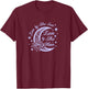 Live by The Sun Love by The Moon cool celestial design T-Shirt - T-Shirt | Maroon