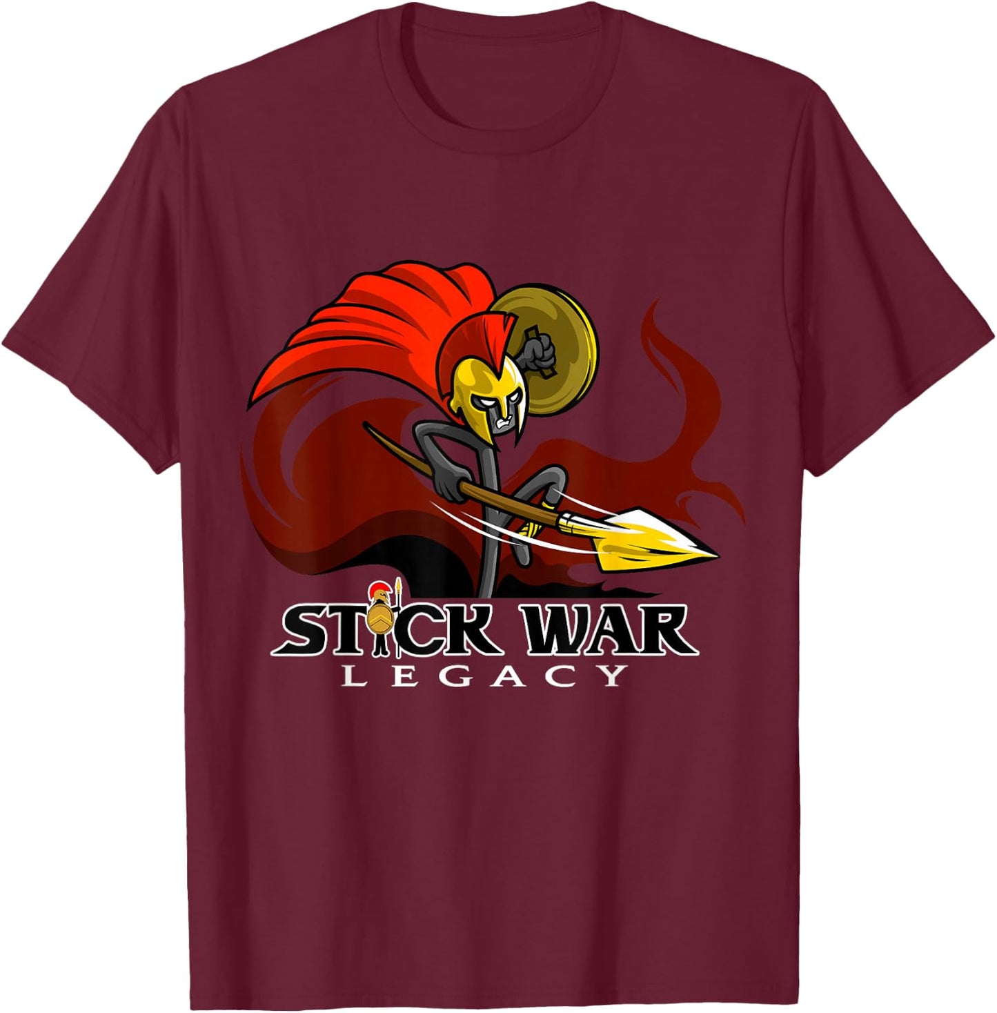 Stick War: Legacy T-Shirt - T-Shirt | Maroon