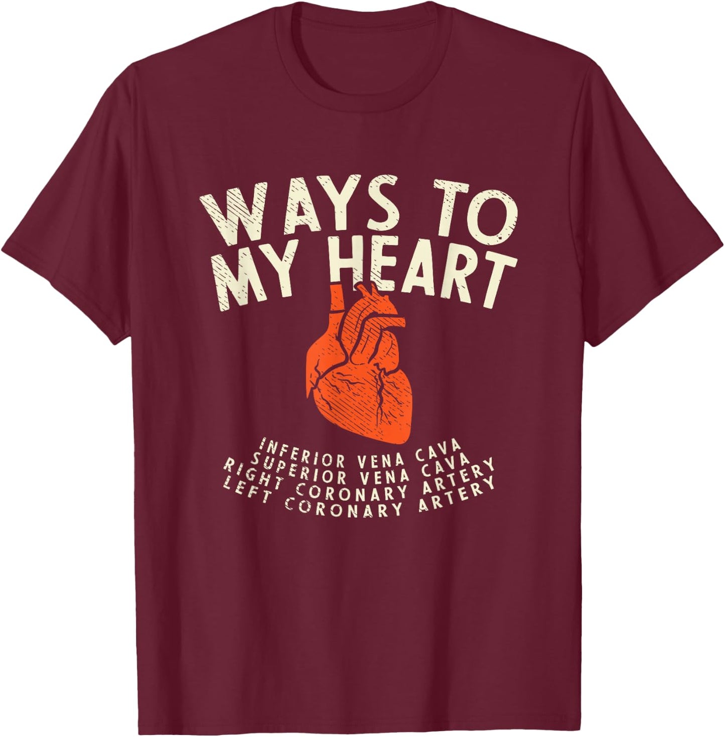 Medical Student, Cardiology, Cardiac Nurse, Cardiology T-Shirt - T-Shirt | Maroon