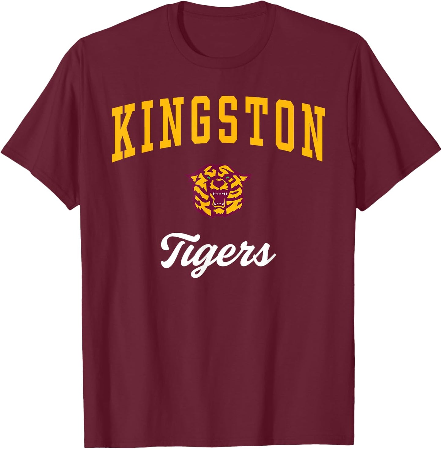Kingston High School Tigers T-Shirt - T-Shirt | Maroon