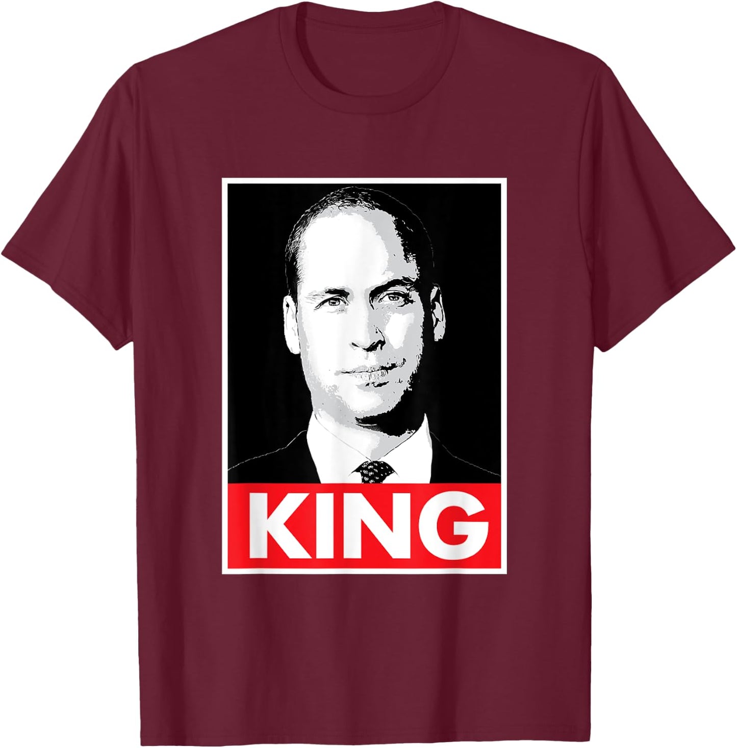 King William T-Shirt - T-Shirt | Maroon