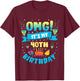 40 Year Old shirt OMG It's My 40th Birthday T-Shirt - T-Shirt | Maroon