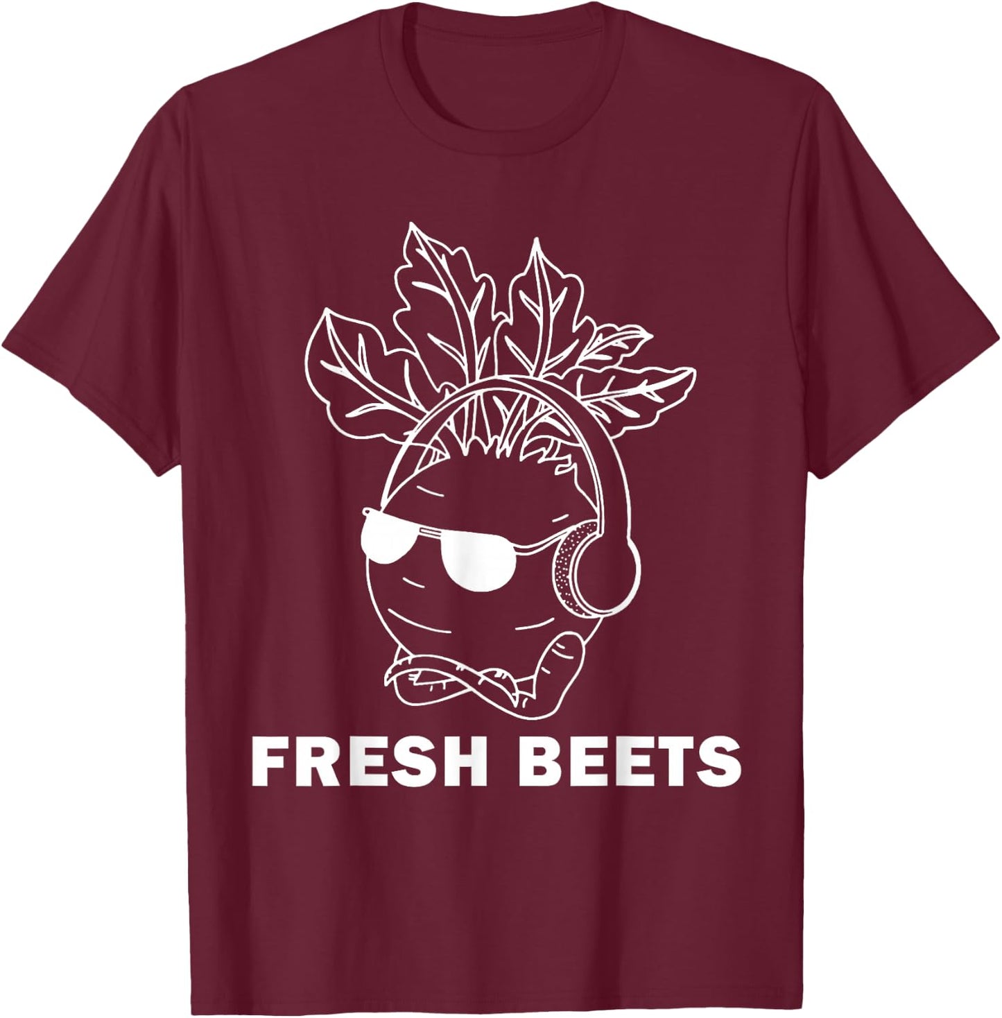 Funny "fresh beets" vegetable T-Shirt - T-Shirt | Maroon