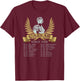 Funny Ancient Rome - Gaius Julius Caesar World Tour T-Shirt - T-Shirt | Maroon