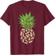 Gift Labrador Retriever Owner Dog Lover Pineapple Men Women T-Shirt - T-Shirt | Maroon