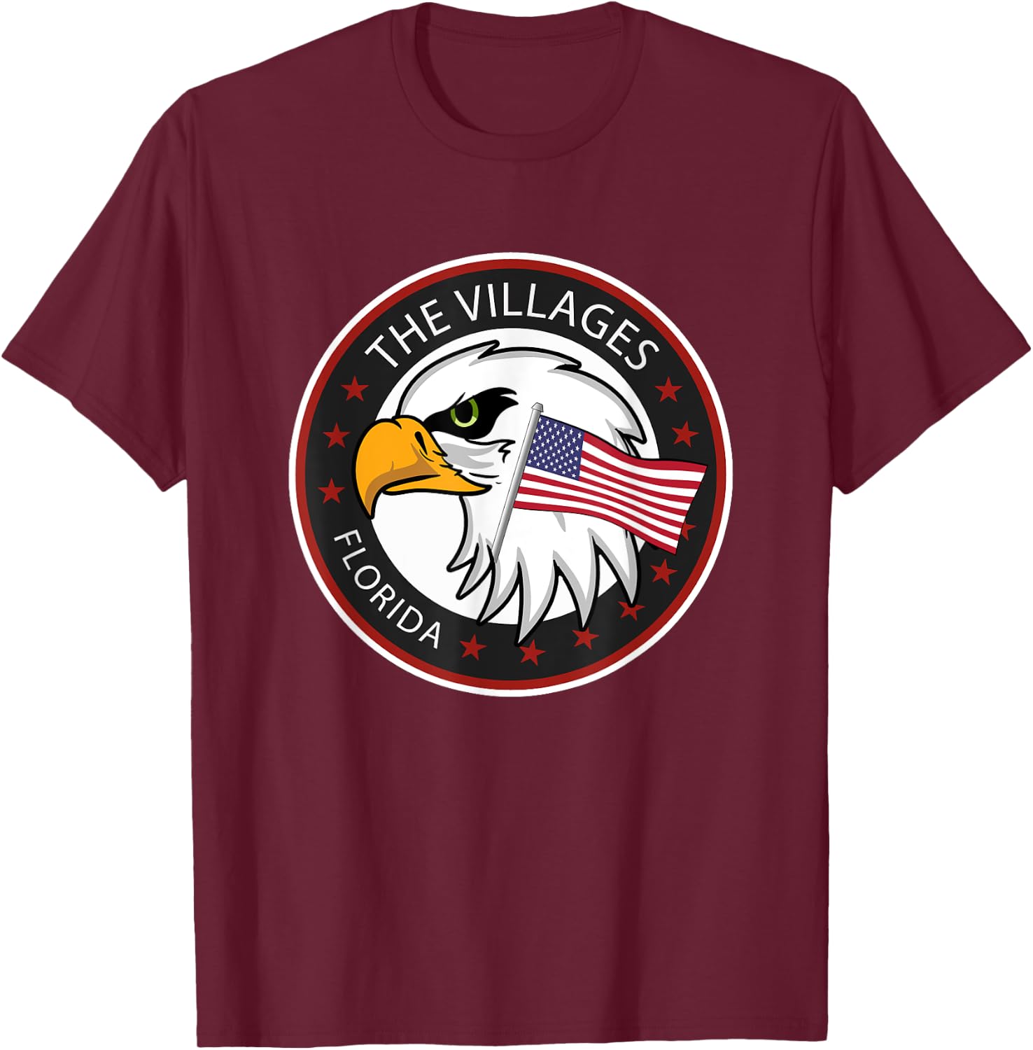 The Villages Florida FL T-Shirt - T-Shirt | Maroon