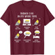 Things I do in my Spare Time Chubby Cockatiel Parrot Birb T-Shirt - T-Shirt | Maroon