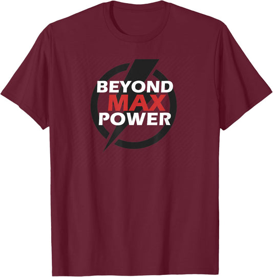 Max Powerlifting Bodybuilding Weightlifting Workout Gym Gear T-Shirt - T-Shirt | Maroon