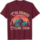 Mountain Bike Bicycle Cycling Colorado T-Shirt - T-Shirt | Maroon