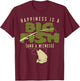 Happiness Fish Witness Big Fishing Fisherman Angler Gift T-Shirt - T-Shirt | Maroon