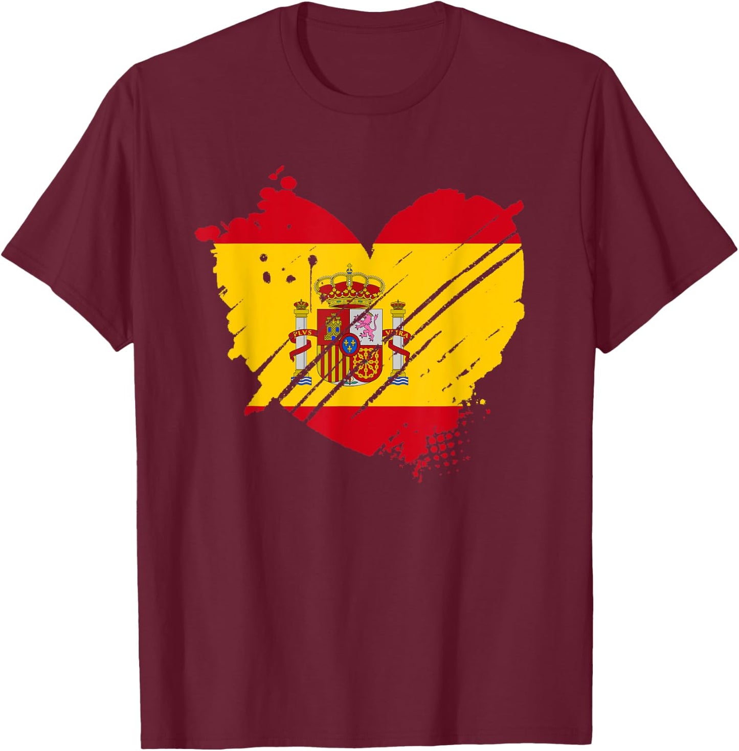 Spain Flag I love Spain It is in my DNA Gift Spaniards T-Shirt - T-Shirt | Maroon