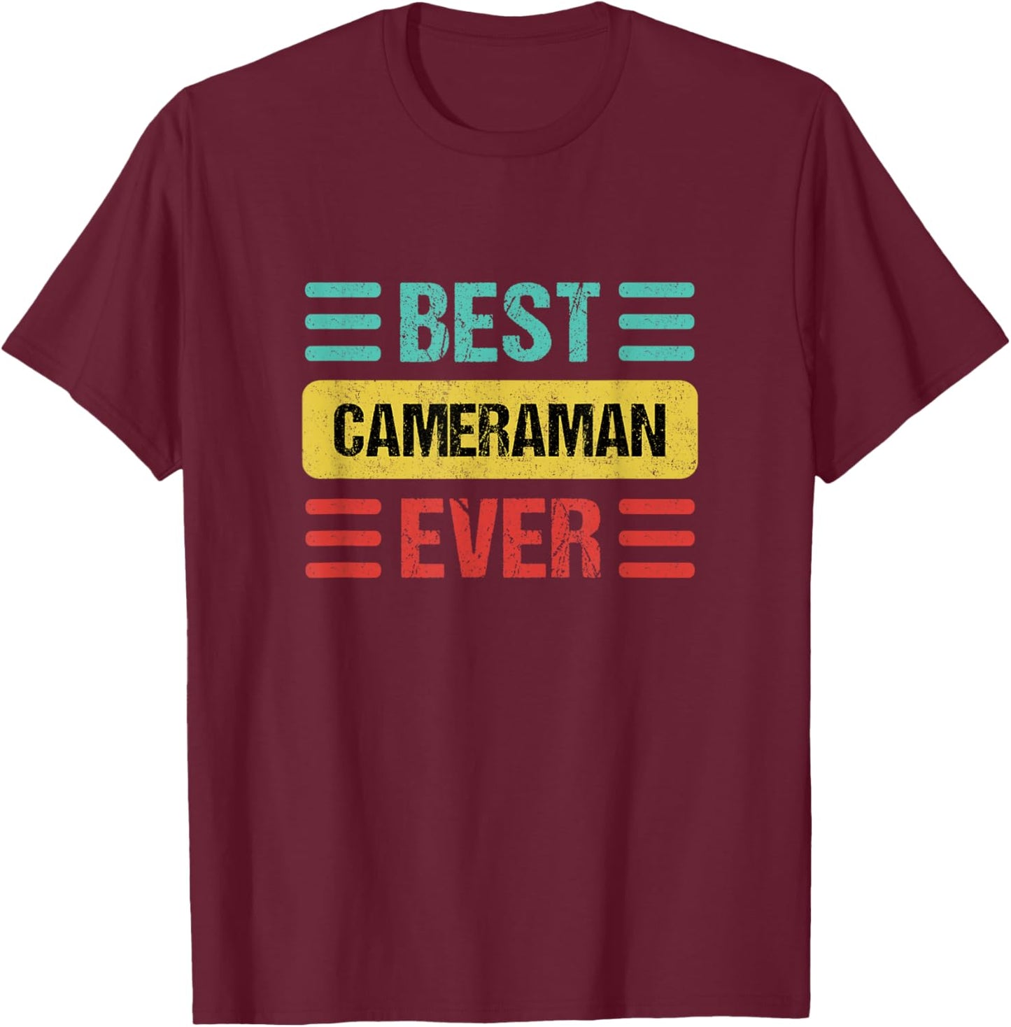 Cameraman T-Shirt - T-Shirt | Maroon