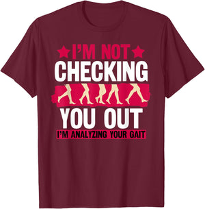 Physical Therapy Assistant Therapist PT Gait Problems Rehab T-Shirt - T-Shirt | Maroon