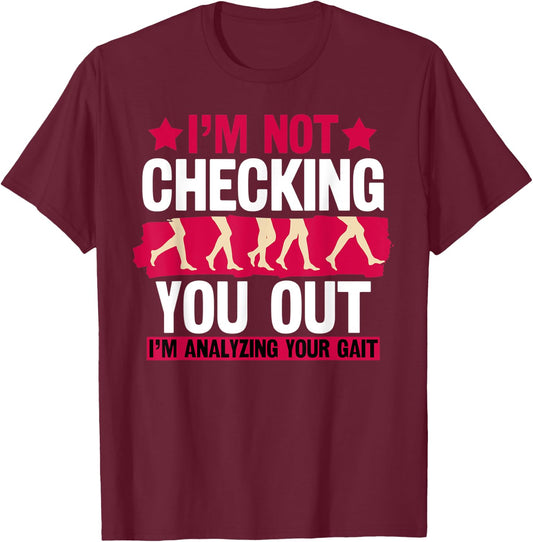 Physical Therapy Assistant Therapist PT Gait Problems Rehab T-Shirt - T-Shirt | Maroon